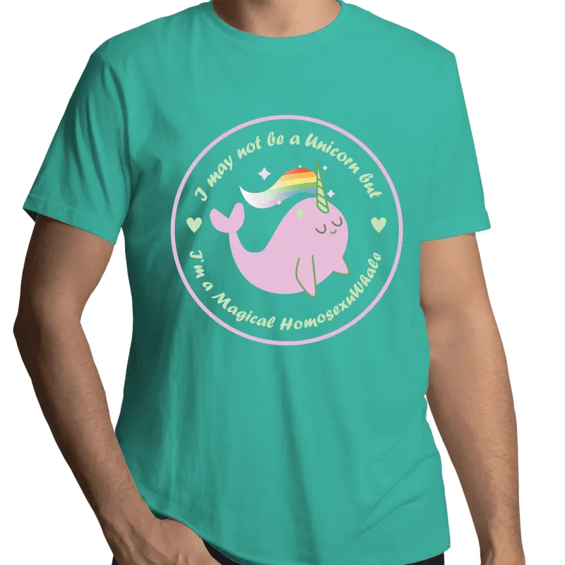 1. LGBTQ+ Whale T-Shirt Unisex - Large Size (LG005)