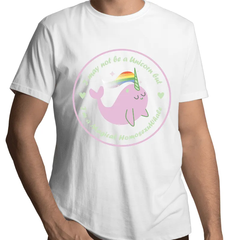 1. LGBTQ+ Whale T-Shirt Unisex - Large Size (LG005)