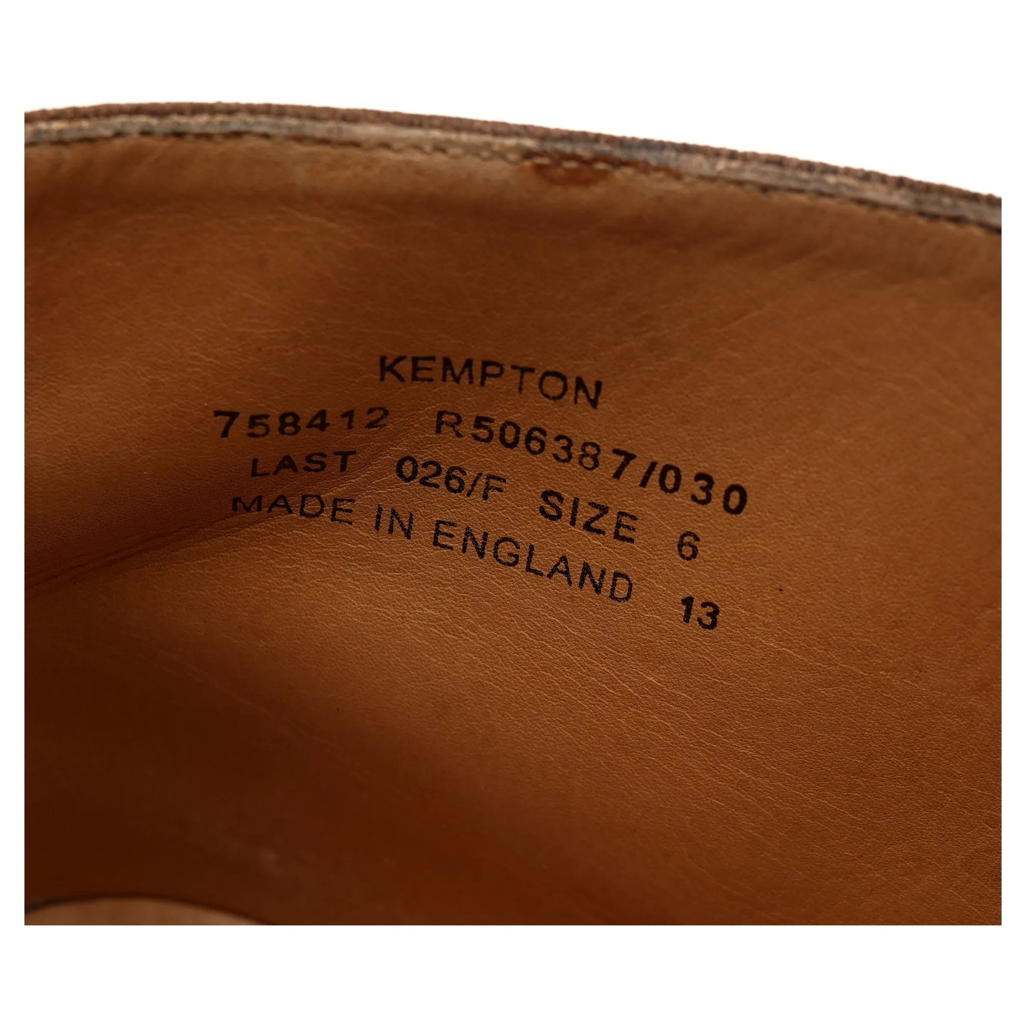 1880 'Kempton' Brown Suede Chukka Boots UK 6 F