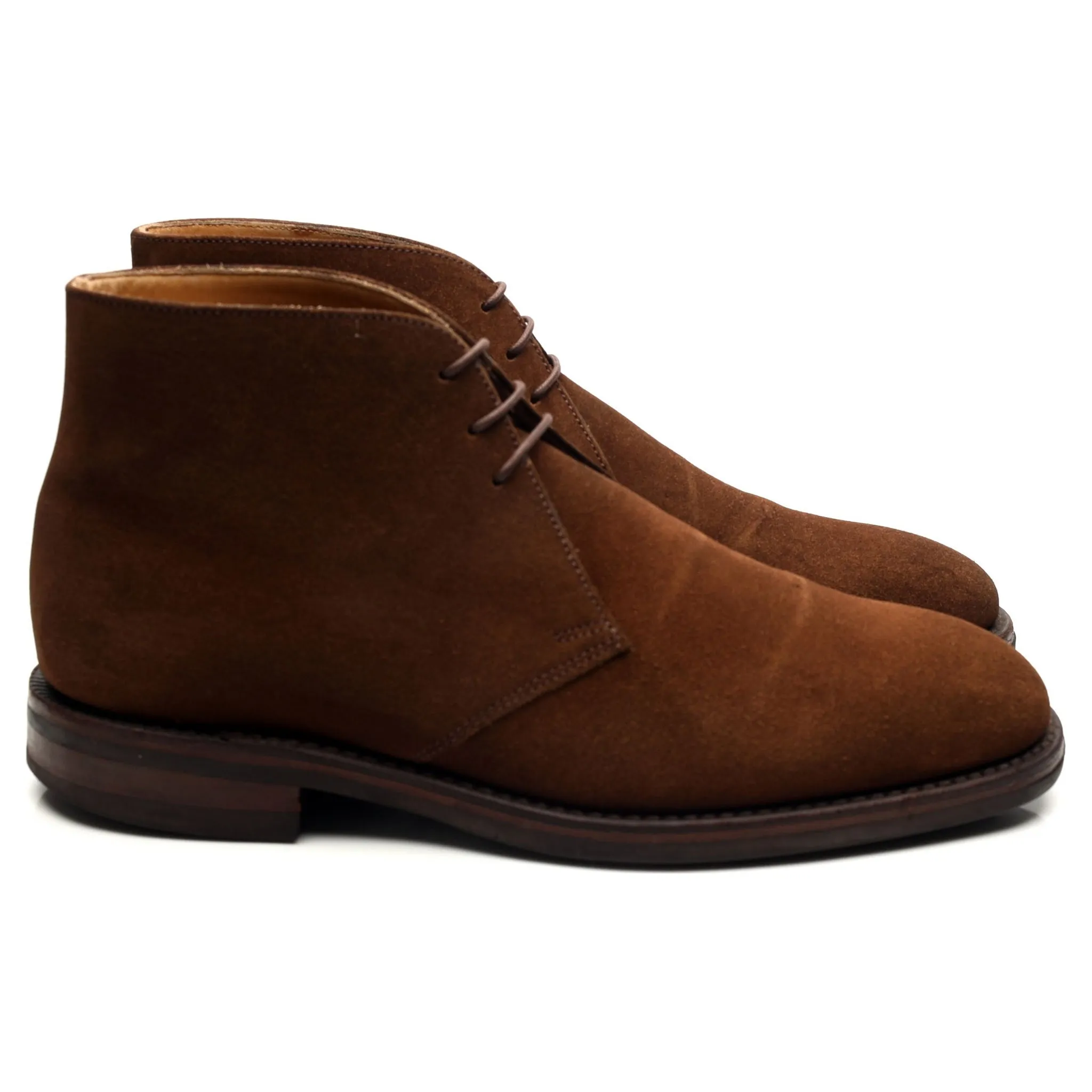 1880 'Kempton' Brown Suede Chukka Boots UK 6 F