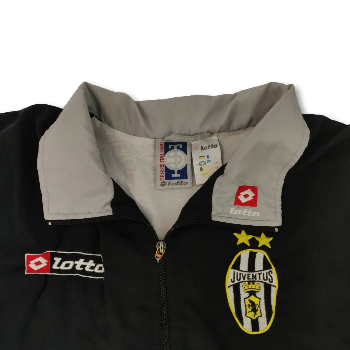 2000s black Juventus Lotto jacket