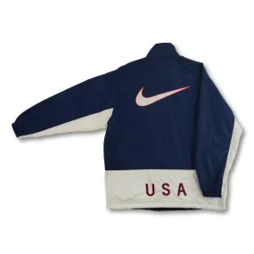 90s navy US Soccer Nike jacket Made in USA