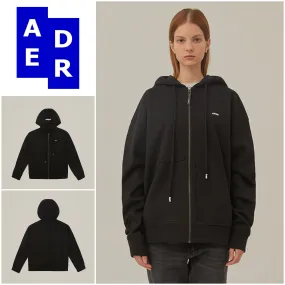 ADERERROR Hoodies - Unisex Street Style Long Sleeves Cotton Logo Hoodies.