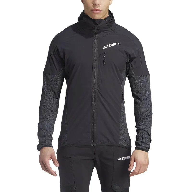 adidas Terrex Fleece Wind Hooded Jacket - Men's