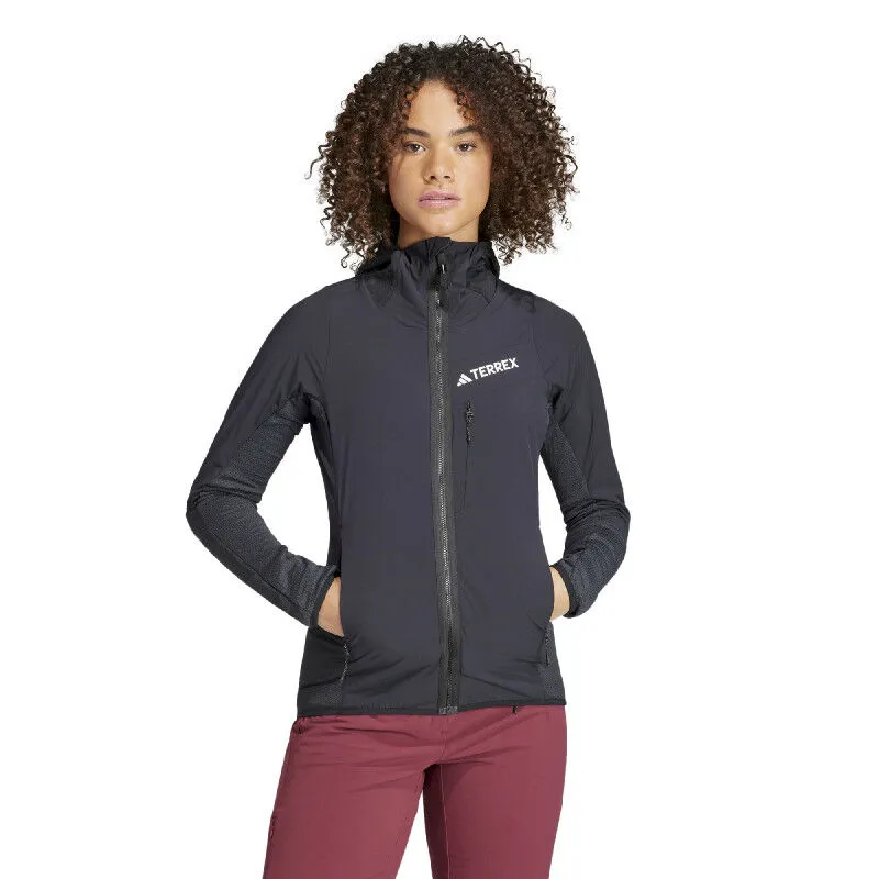 adidas Terrex Fleece Wind Hooded Jacket - Women's Fleece Jacket - Shop Now