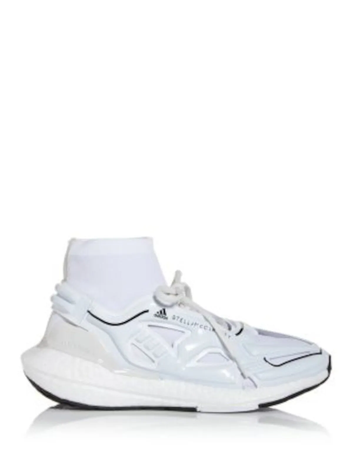 Adidas Women's White Mixed Media Platform Sneaker by Stella McCartney Ultraboost