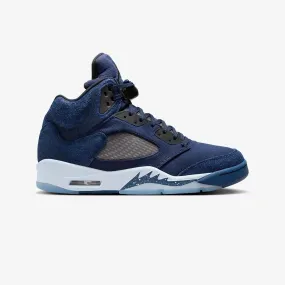 Air Jordan Retro 5 SE Midnight Navy Black Football Grey.