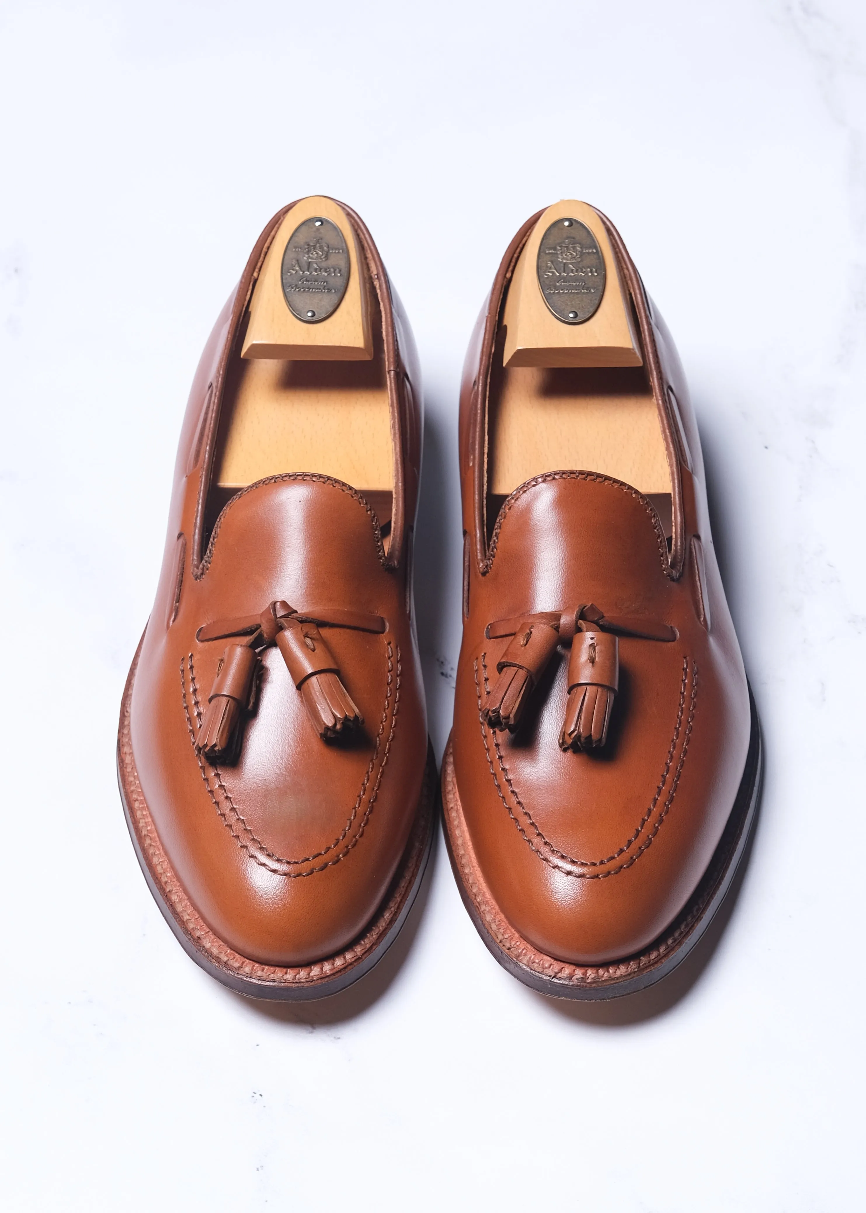 Alden Burnished Tan Tassel Loafer