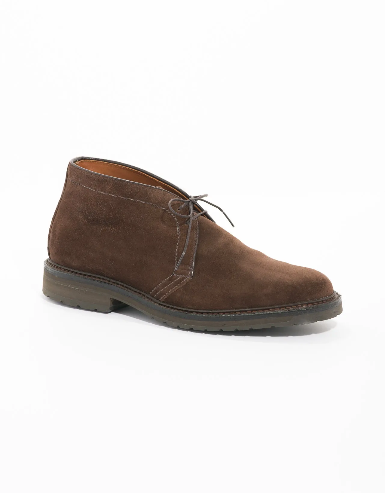 ALDEN SUEDE CHUKKA BOOT - BROWN