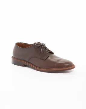 ALDEN UNLINED PLAIN TOE BLUCHER - BROWN CHROMEXCEL