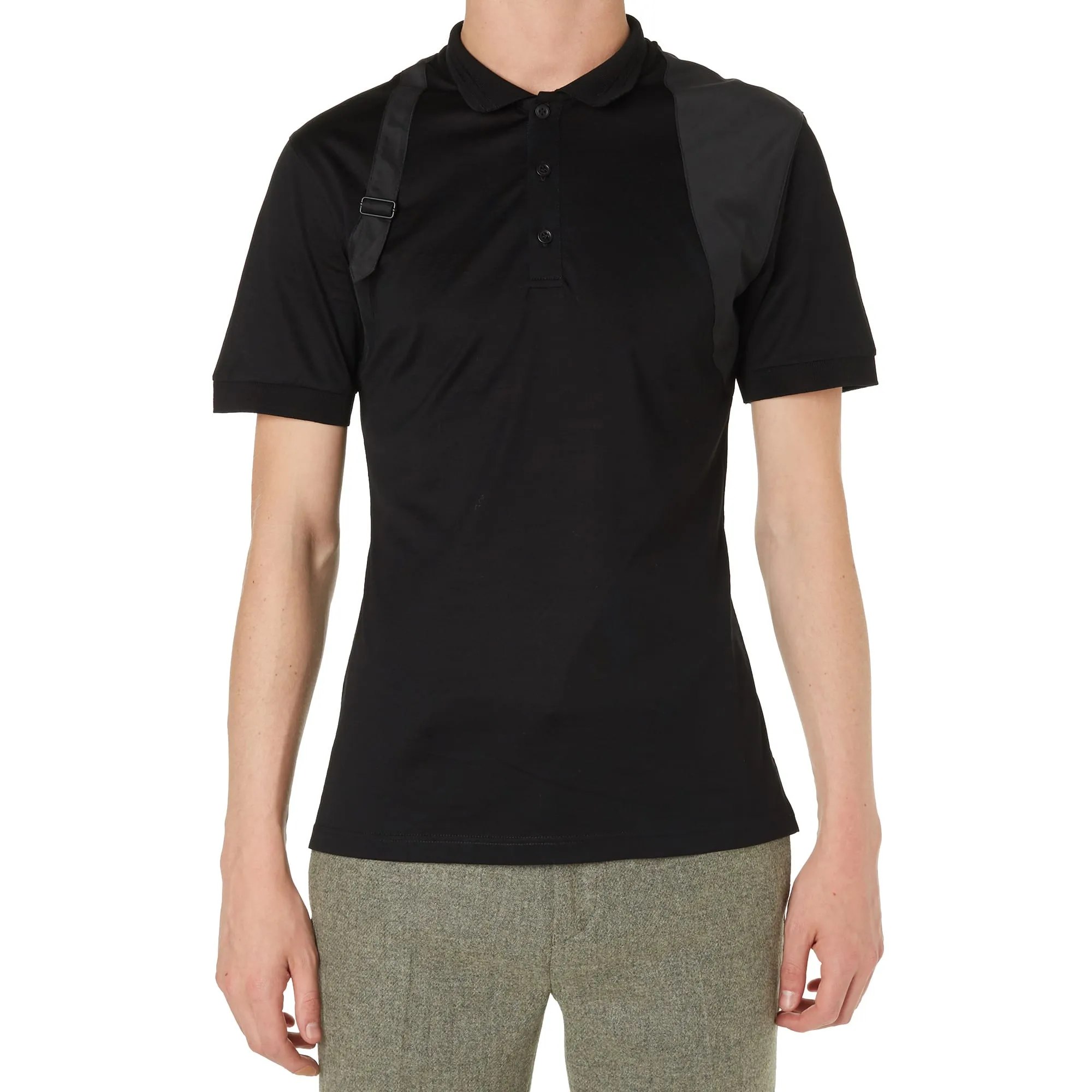 Alexander McQueen Harness PoloBlack