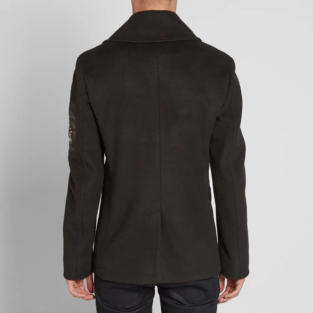 Alexander McQueen Pea CoatBlack