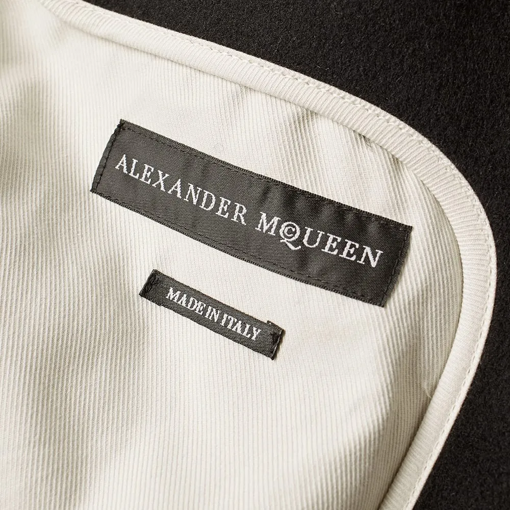 Alexander McQueen Pea CoatBlack