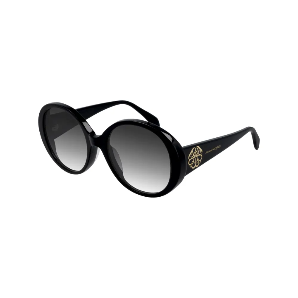 Alexander Mcqueen Sunglass Woman Black Grey AM0285S-002