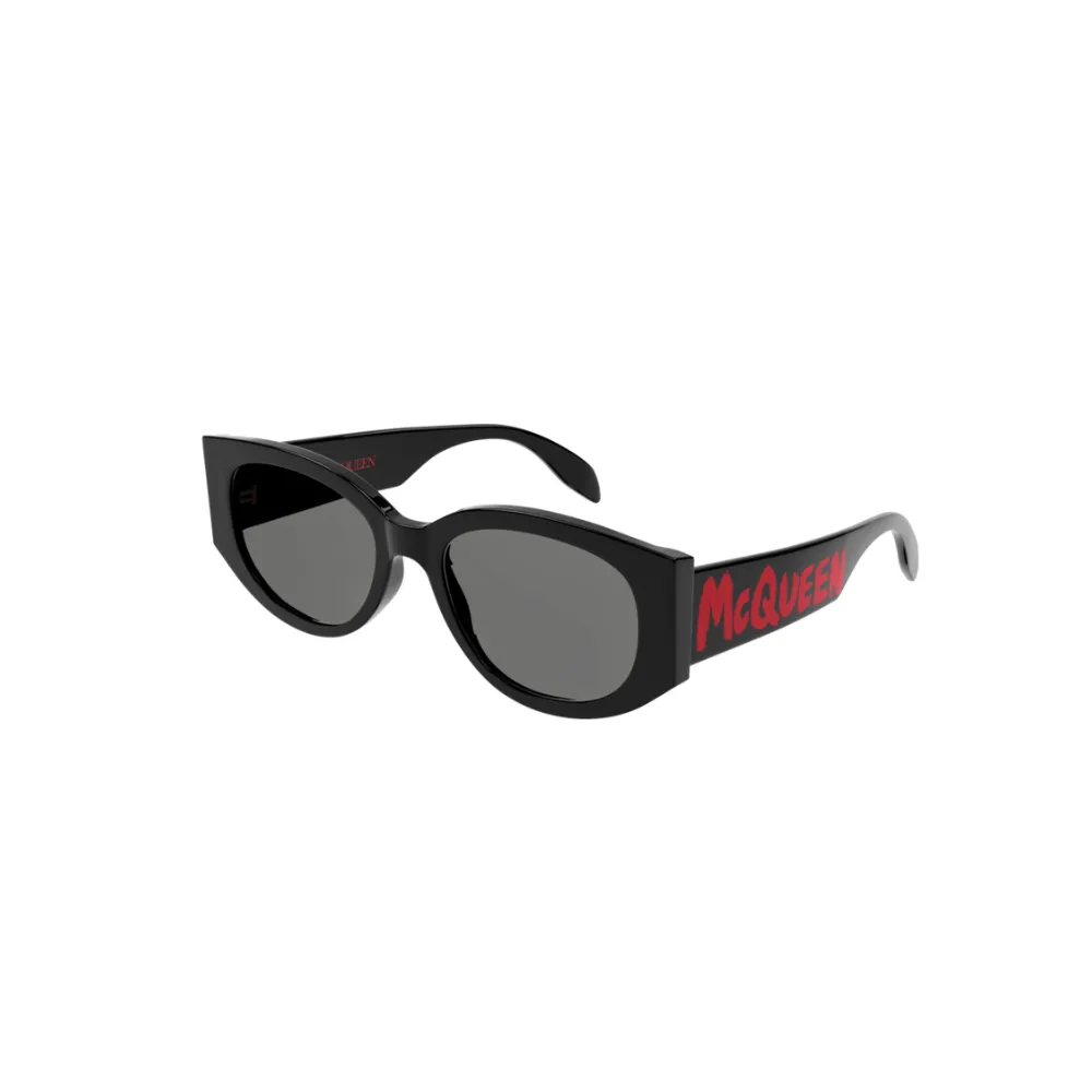 Alexander Mcqueen Sunglass Woman Black Grey AM0330S-002