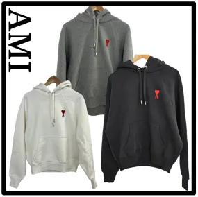 AMI PARIS Hoodies | Unisex Street Style Logo Designers.