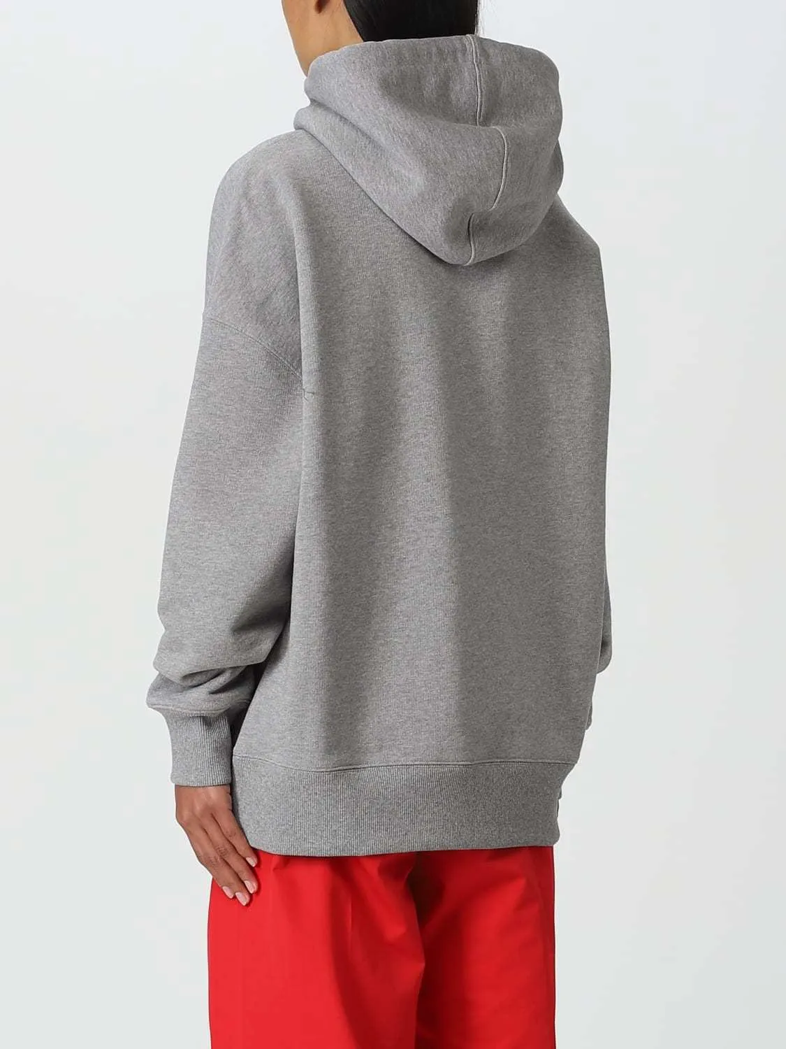 AMI PARIS - Street Style Cotton Hoodies & Sweatshirts with Long Sleeves