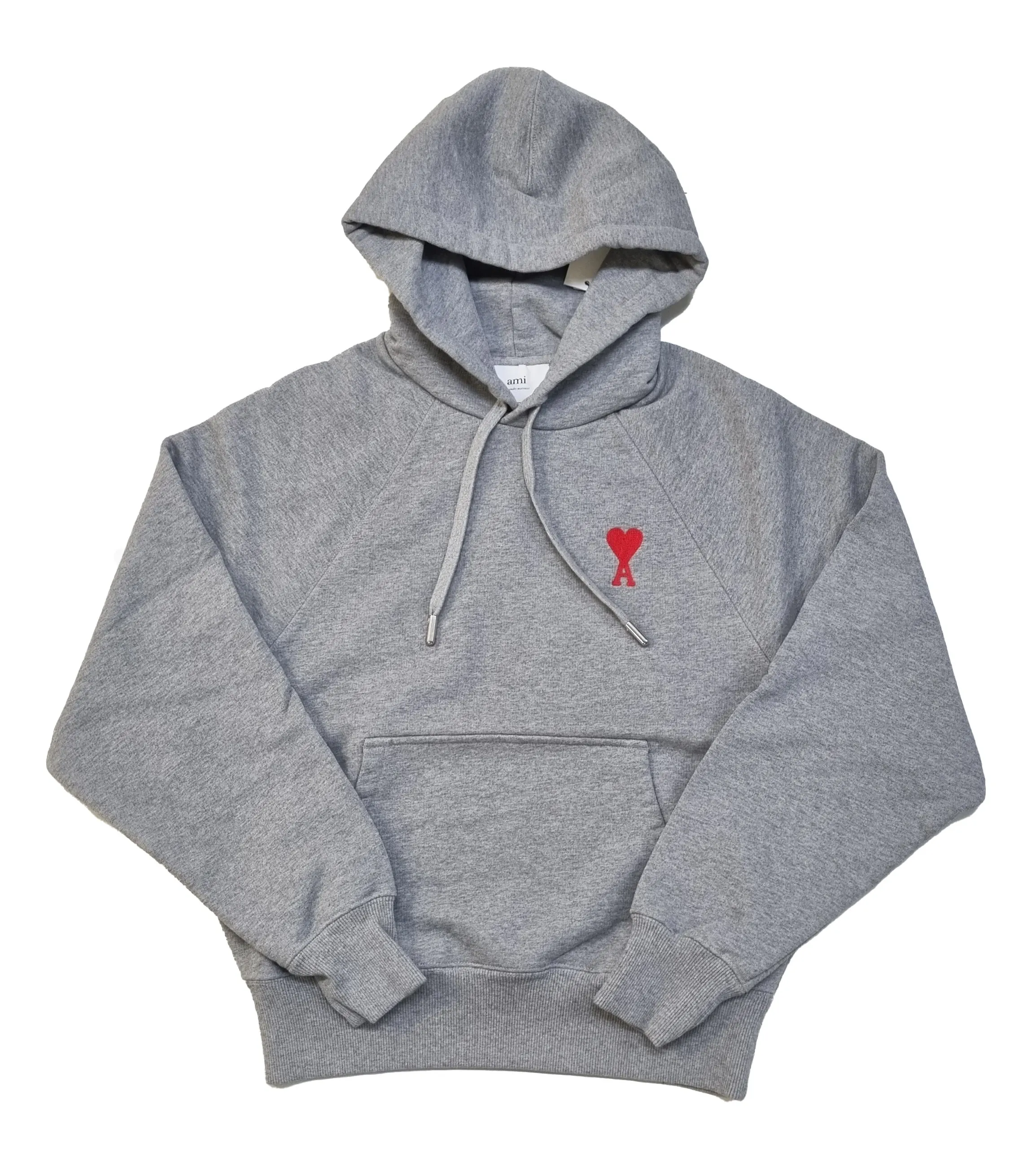 AMI PARIS Unisex Street Style Logo Designers Hoodies.