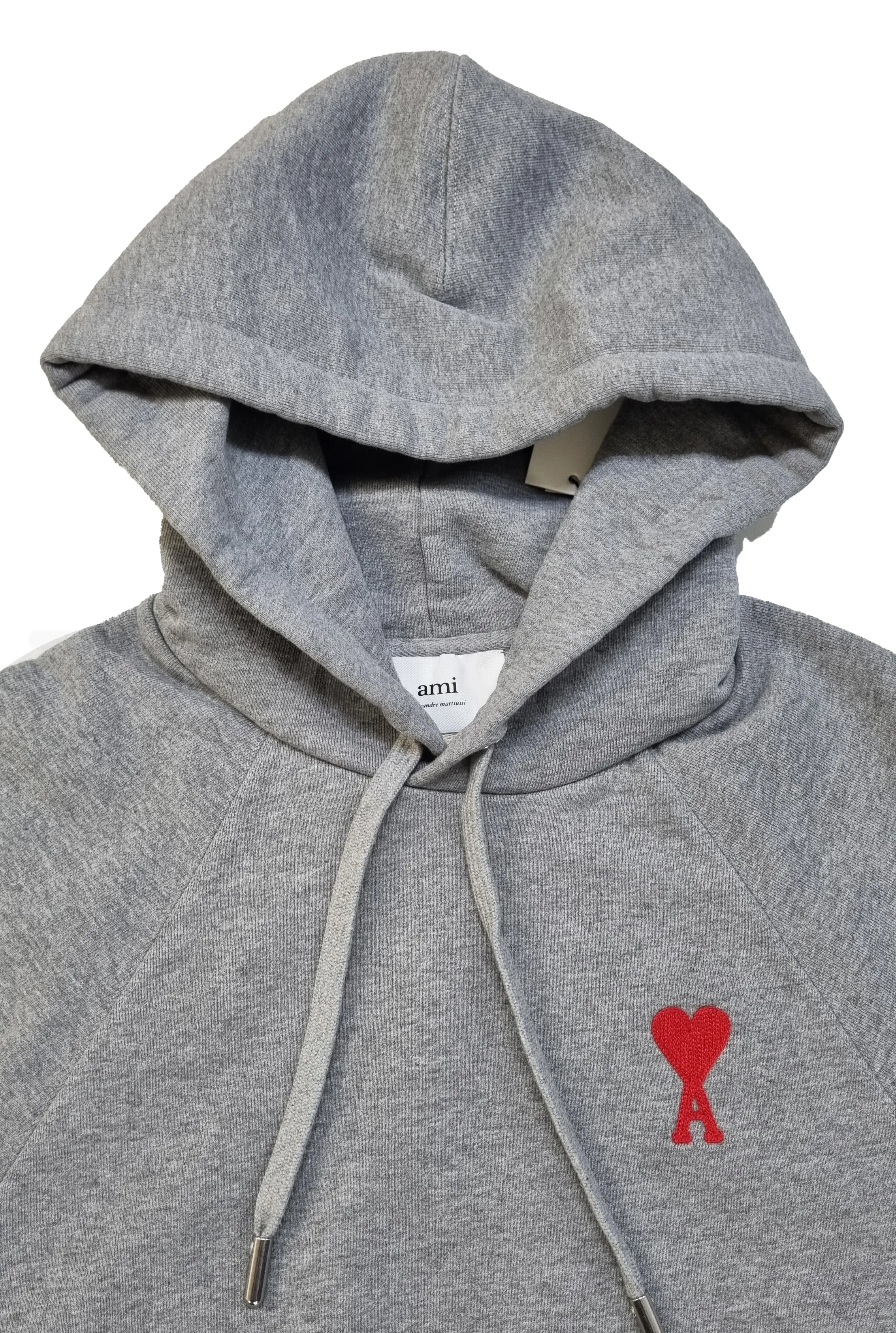 AMI PARIS Unisex Street Style Logo Designers Hoodies.