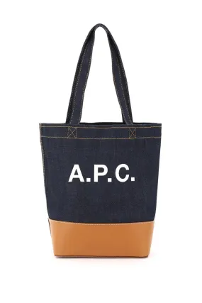 A.P.C.    A.P.C. Axel Small Denim Tote Bag