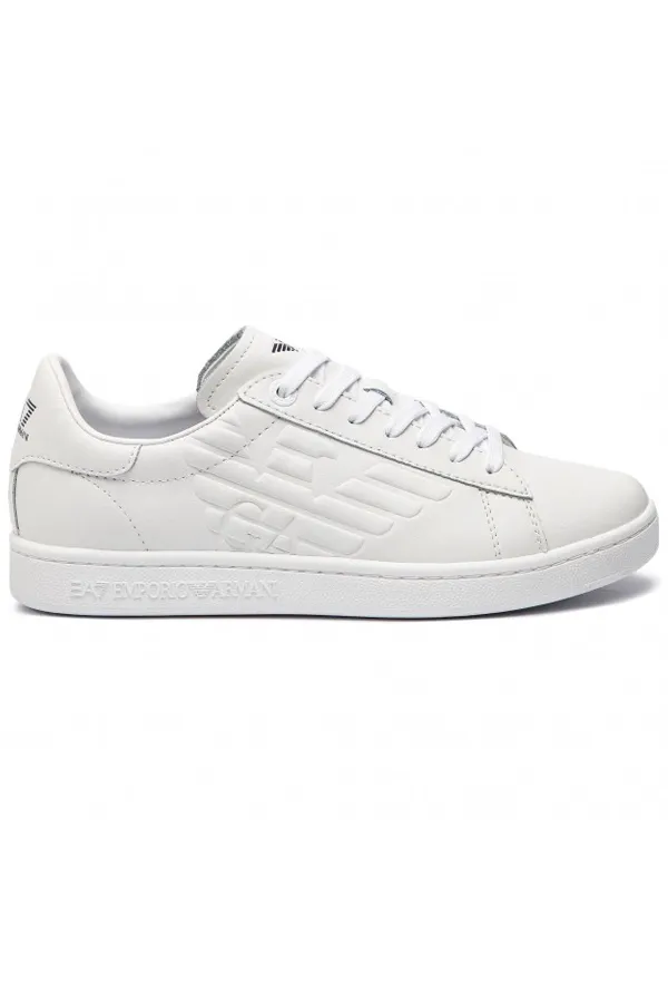 Armani EA7 White Low Top Sneakers