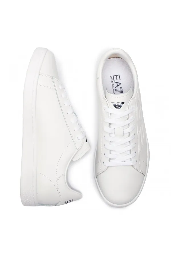 Armani EA7 White Low Top Sneakers