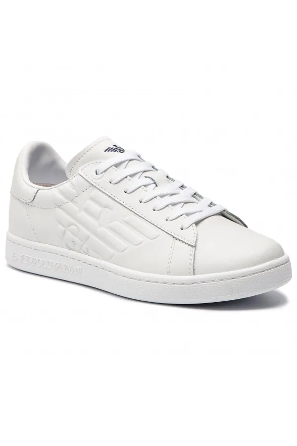 Armani EA7 White Low Top Sneakers