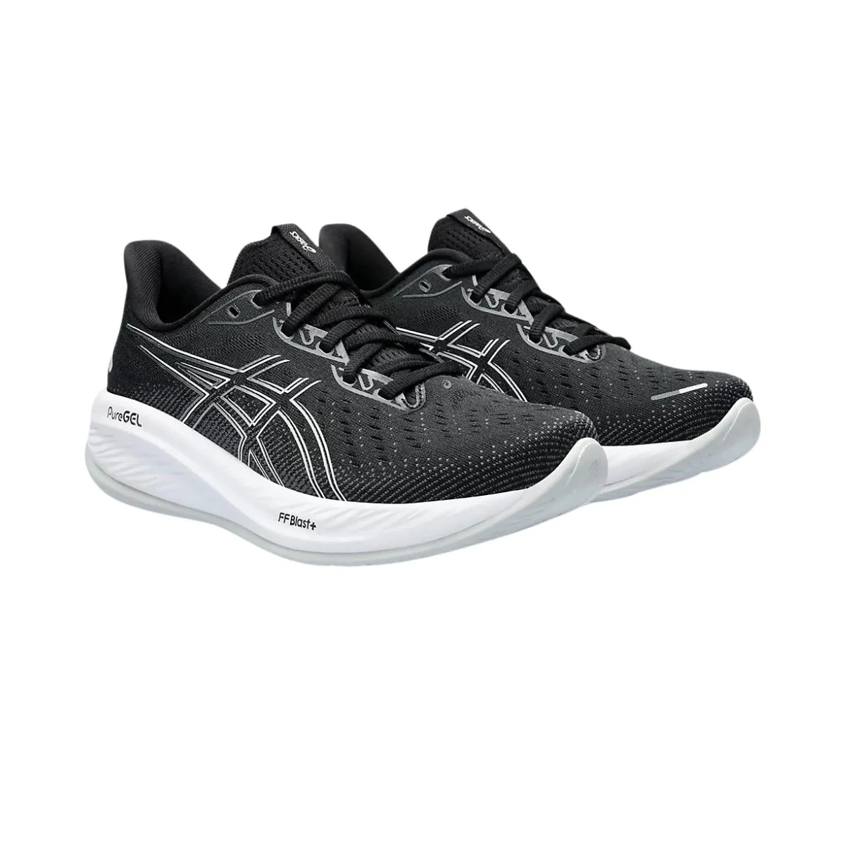 ASICS Gel-Cumulus 26 Black White Women's Sneakers