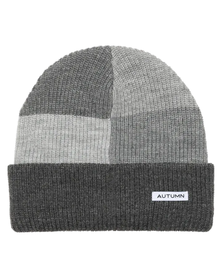 Autumn Patchwork Beanie - Grey is now optimized for better search engine rankings.