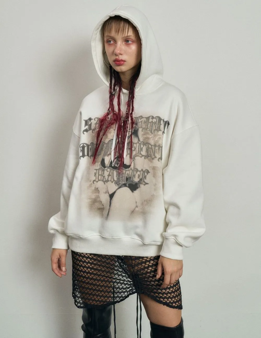 BADEE | Unisex Oversized Street Style Long Sleeves Sweatshirt