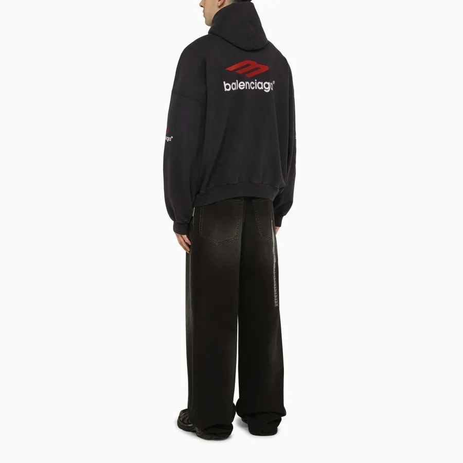 Balenciaga | Long Sleeves Cotton Oversized Logo Luxury - Street Style