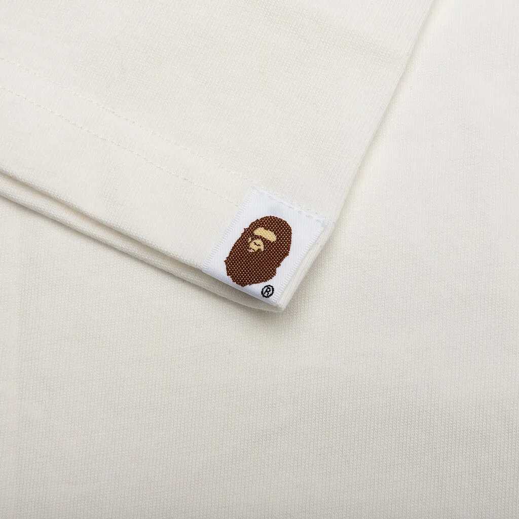 Bape Ivory Graphic Tee