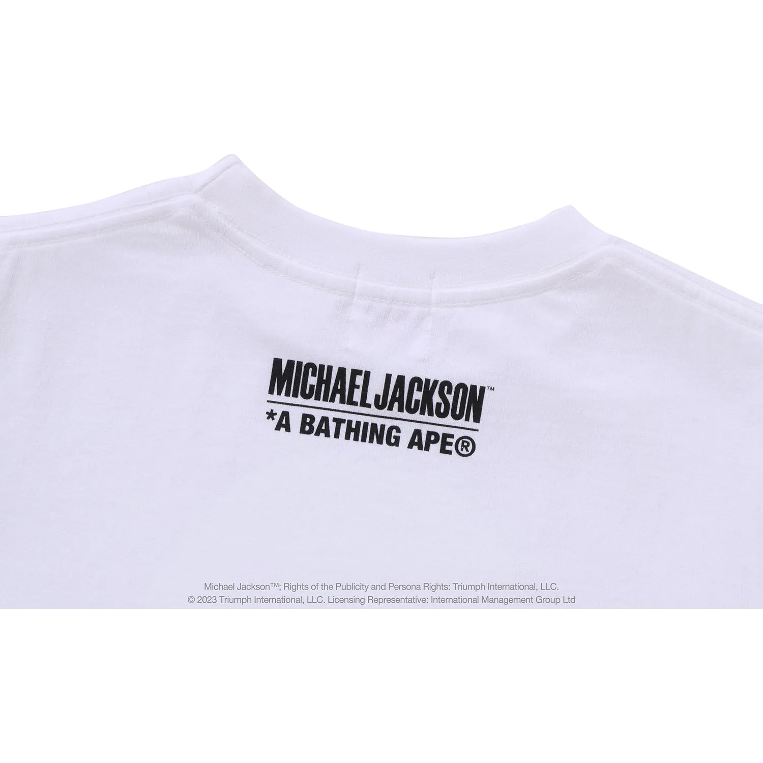 Bape Michael Jackson kids tee album jacket ape head