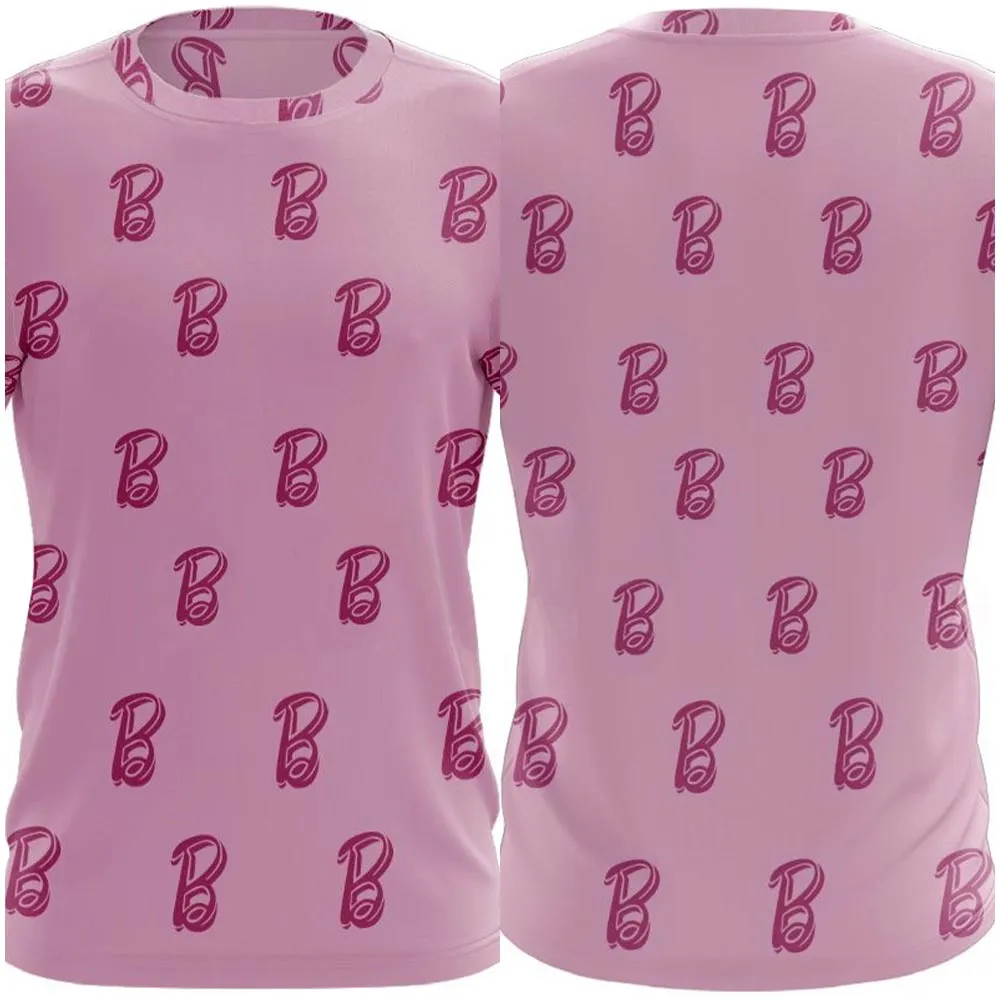 Barbie Ken Cosplay T-shirt | 3D Printed Short Sleeve Shirt | Top