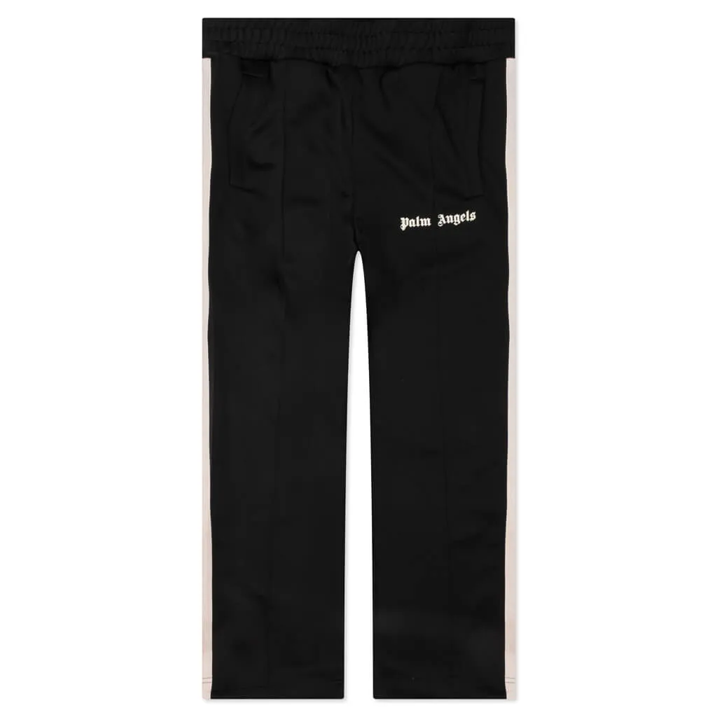 Black and Off White Loose Track Pants