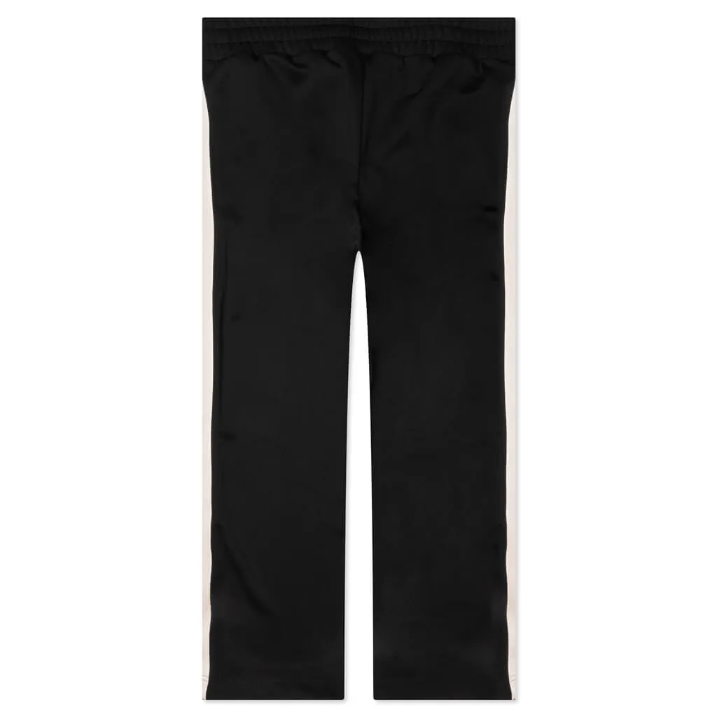 Black and Off White Loose Track Pants