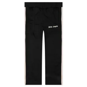 Black and Off White Loose Track Pants