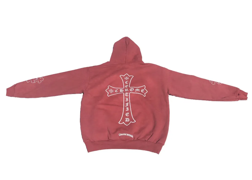 Blended Fabrics Street Style Hoodies - Unisex Collaboration | CHROME HEARTS