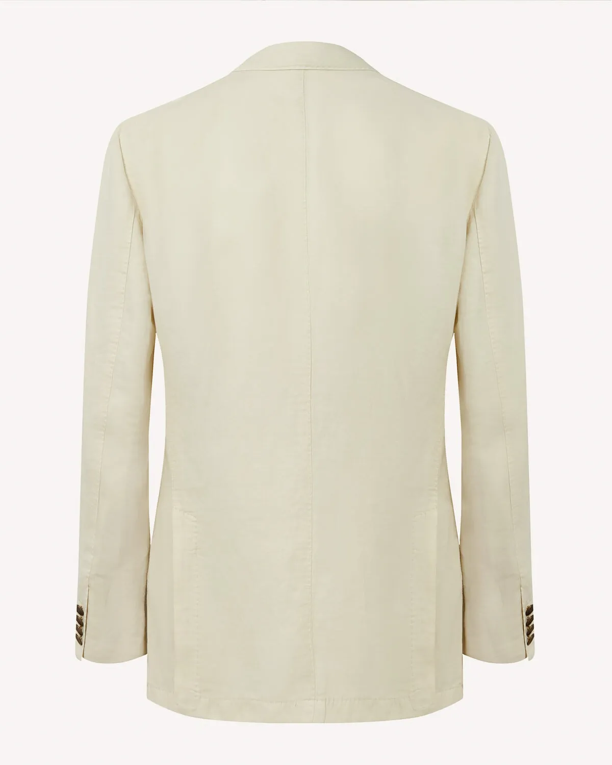 Boglioli double-breasted linen mix K-Jacket - Off White