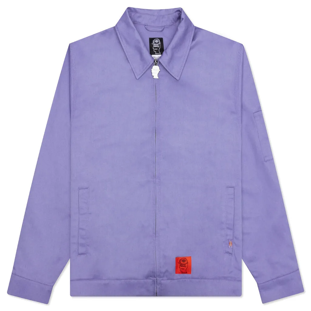 Brain Dead lavender violet Dyed Eisenhower Jacket - Dickies Garment