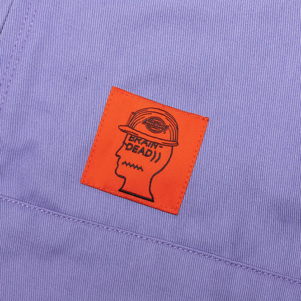 Brain Dead lavender violet Dyed Eisenhower Jacket - Dickies Garment