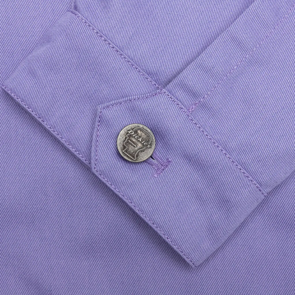 Brain Dead lavender violet Dyed Eisenhower Jacket - Dickies Garment