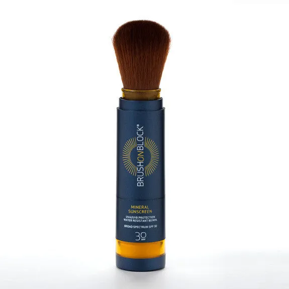 Brush on Block is a sunscreen that can be applied on the skin.