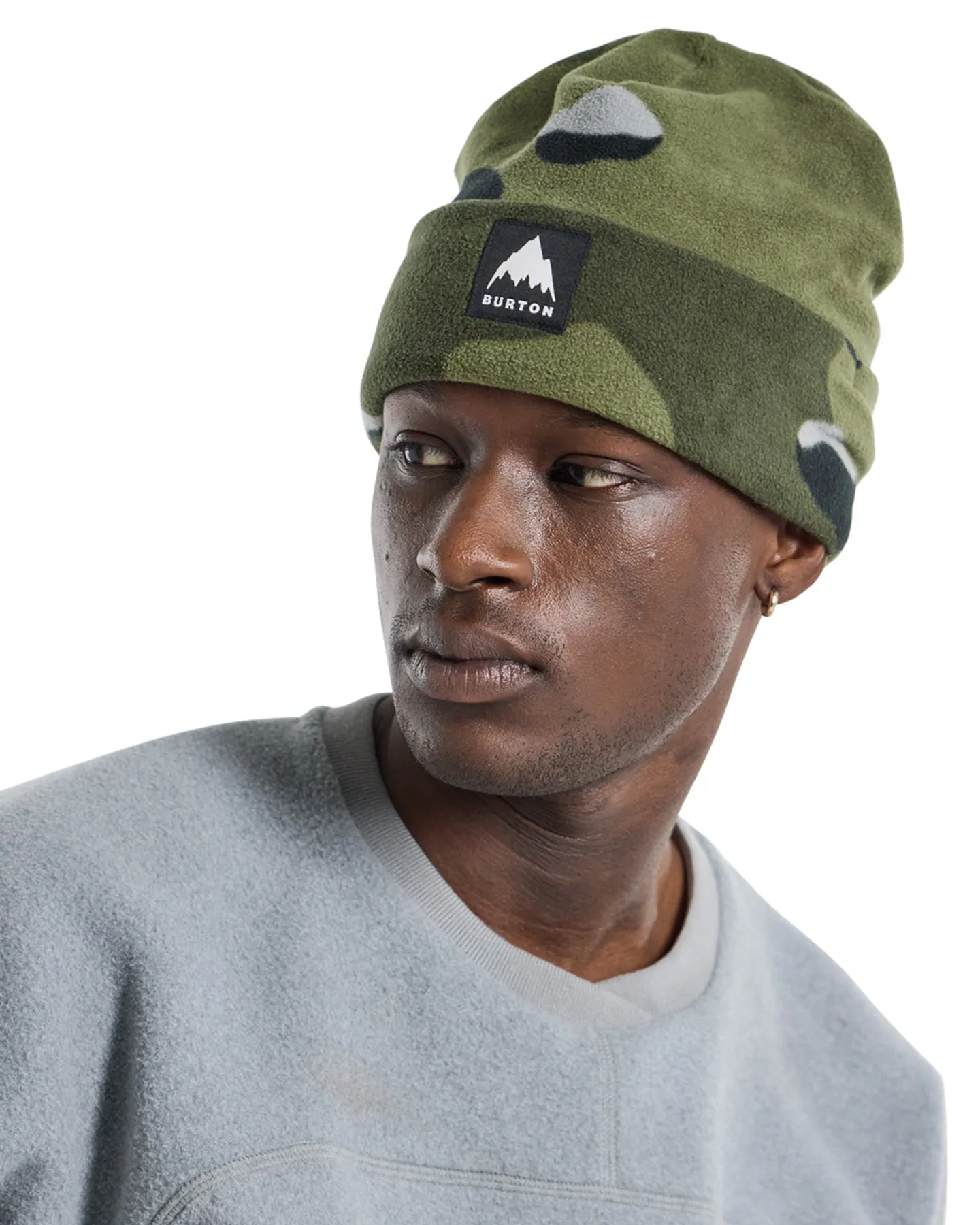 Burton Burke Beanie - Forest Moss Cookie Camo