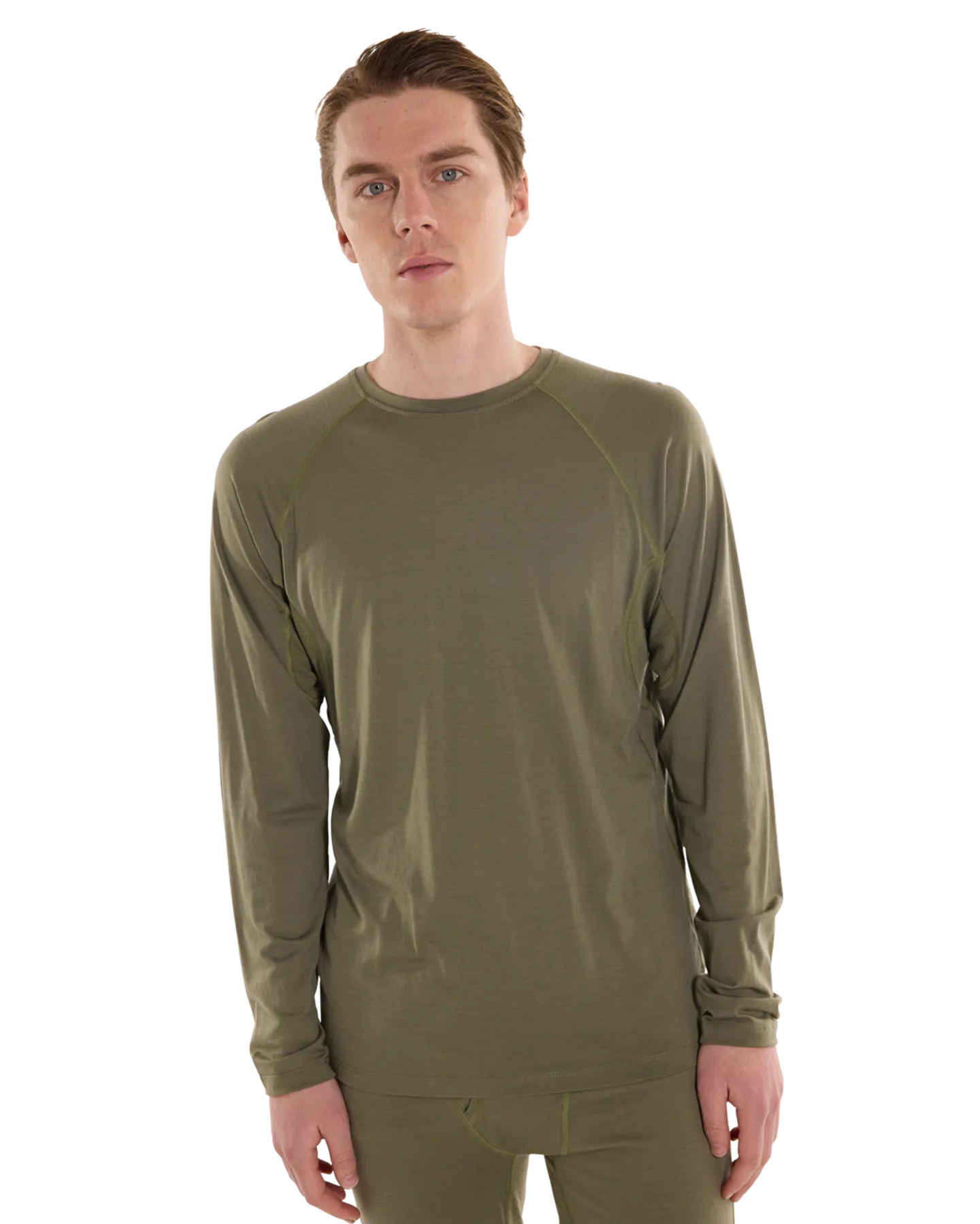 Burton Men's Merino Crewneck Fleece - Forest Moss