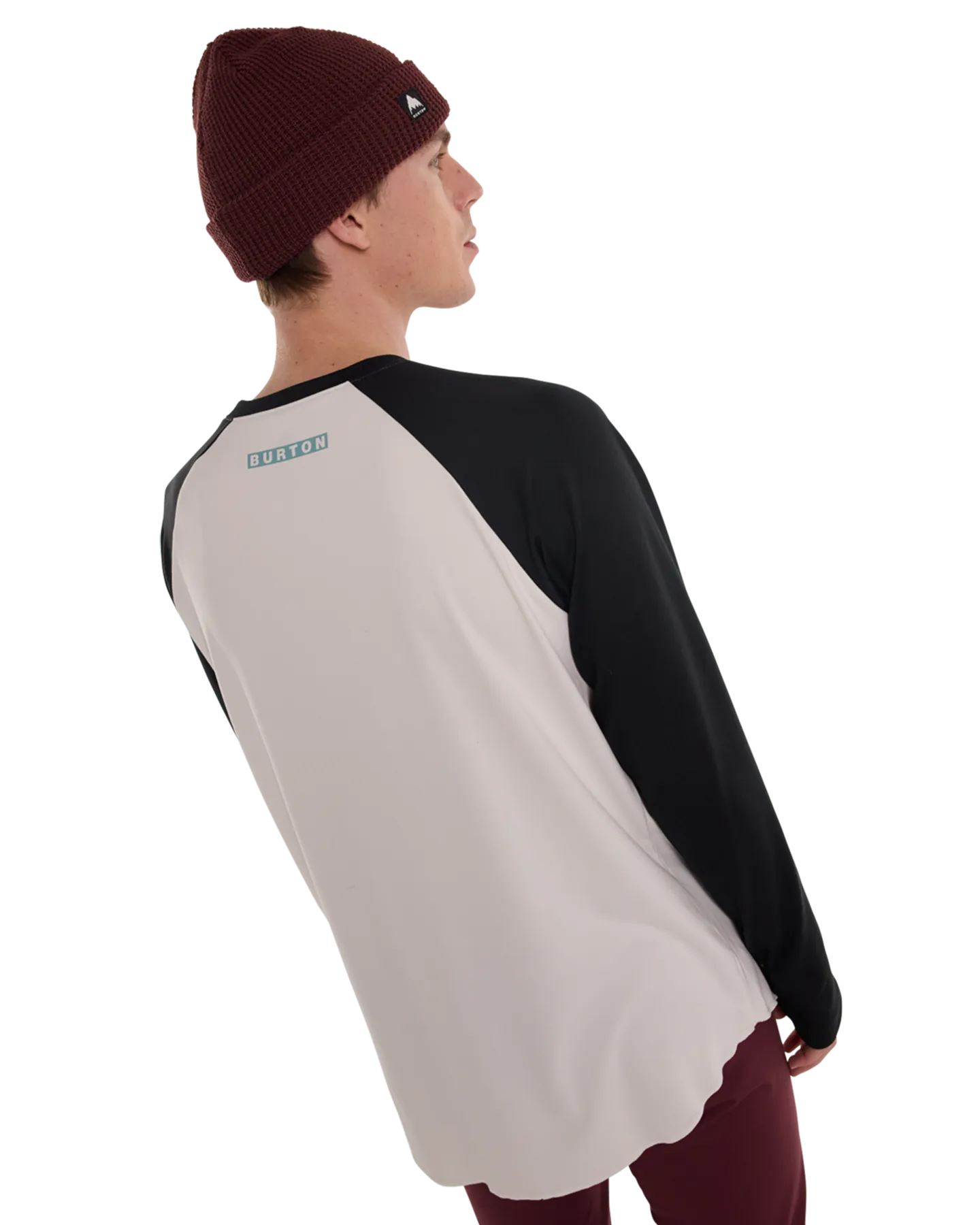 Burton T-Shirt Base Layer - True Black & Stout White