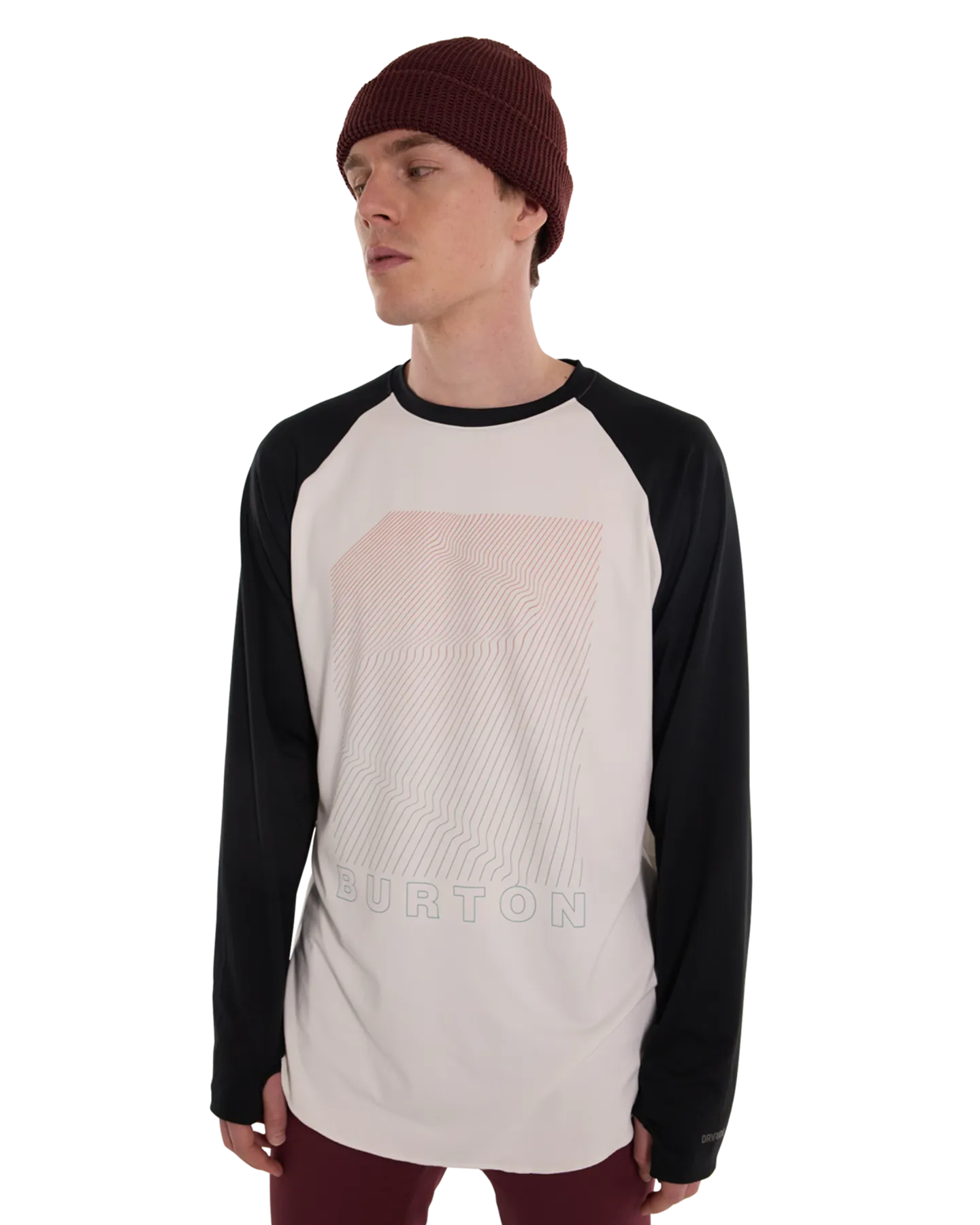 Burton T-Shirt Base Layer - True Black & Stout White