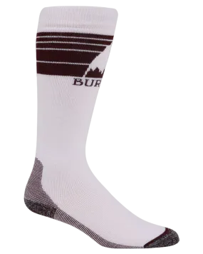 Burton women's socks - midweight emblem - white - stout.