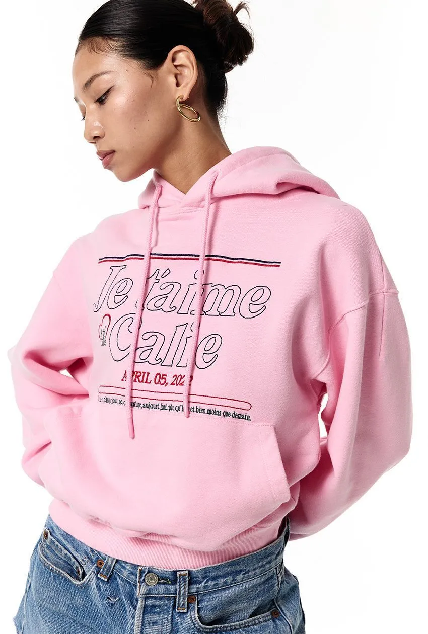 Calie | Street Style Long Sleeves Logo Hoodies & Sweatshirts