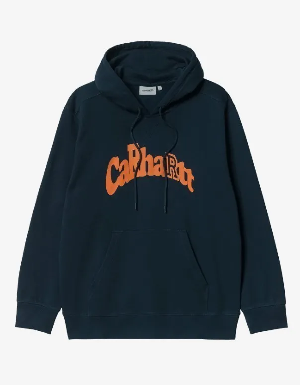 Carhartt Hoodies with Oversized Logo - Unisex Street Style Long Sleeves